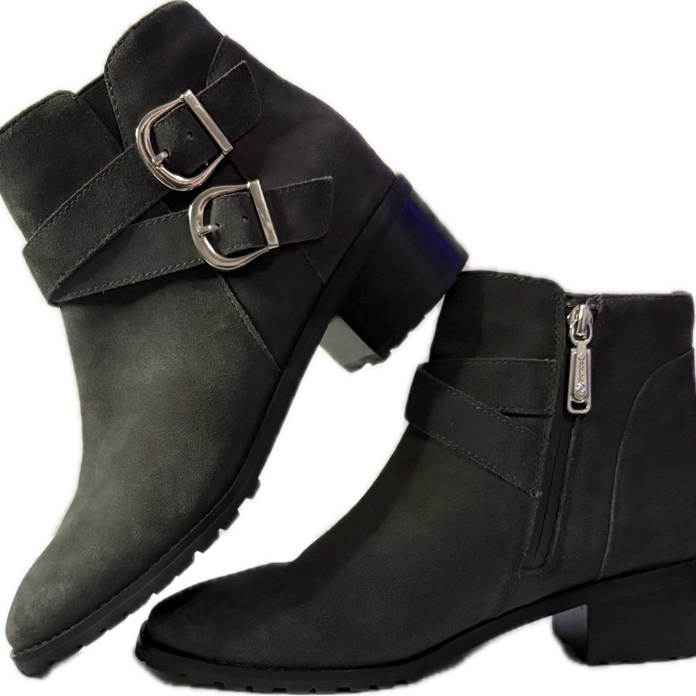 Blondo Dark Grey Ankle Boots